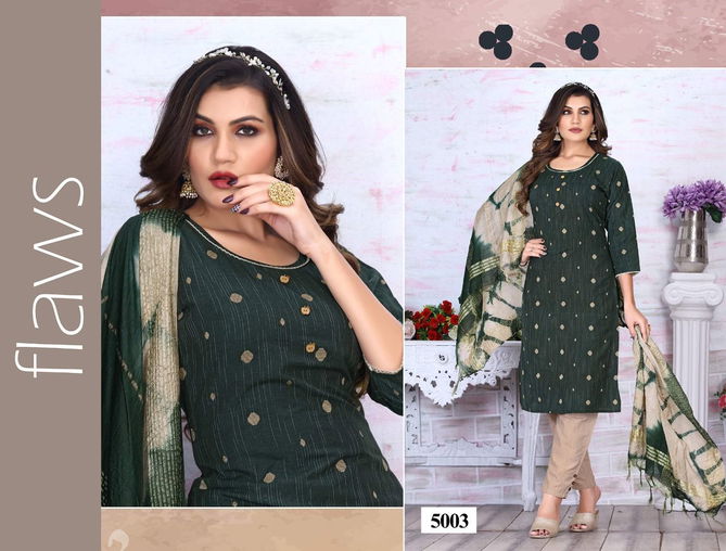 New Riya Jasmin Ethnic Wear Wholesale Kurti With Bottom Dupatta